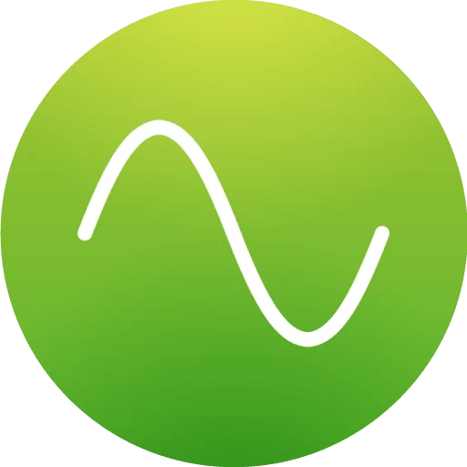 Waveform generator solid icon
