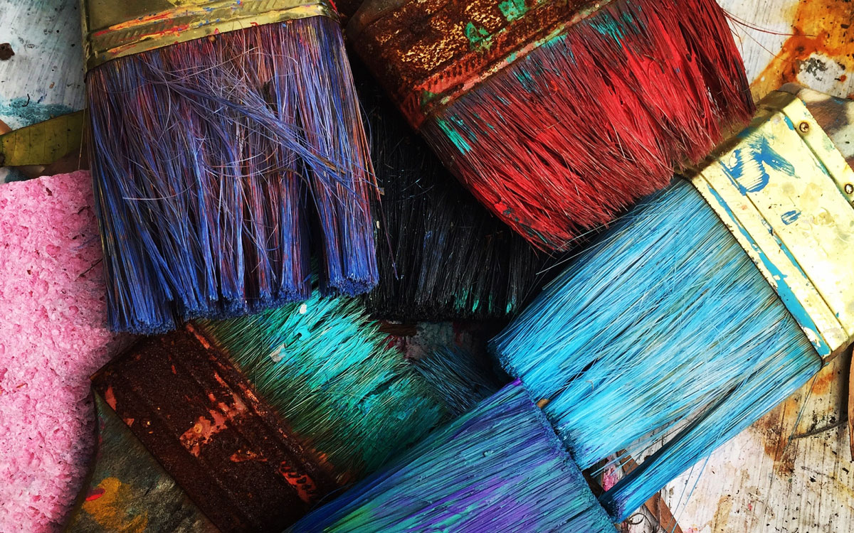 Colourful Paintbrushes