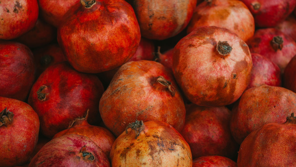 pile of pomegranates 2