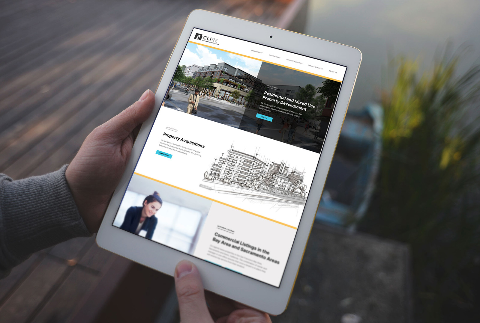 mobile-friendly commercial real estate website planning, design and construction