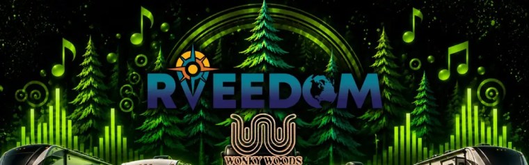 Wonky Woods event and Flex+ RV basecamp