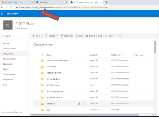 Sharepoint on web
