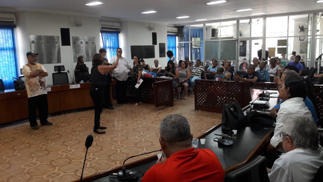 ASSEMBLEIA DOS APOSENTADOS DO SINPROMG COM OS VEREADORES DE GOIANA E O EXECUTIVO MUNICIPAL.