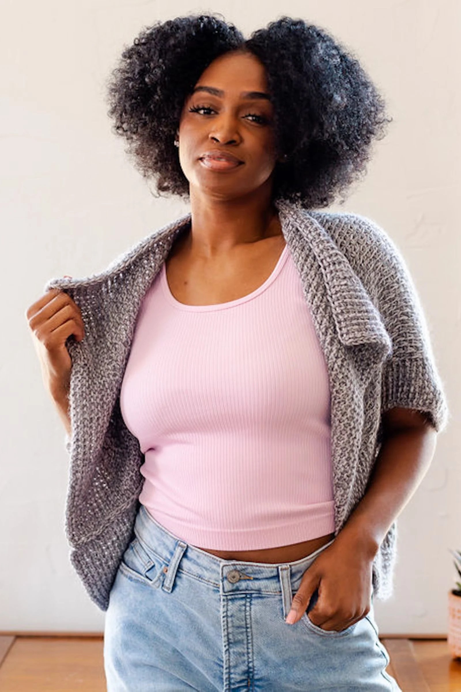 Sabrina Shrug: A Free Tunisian Crochet Cardigan Pattern - TL Yarn