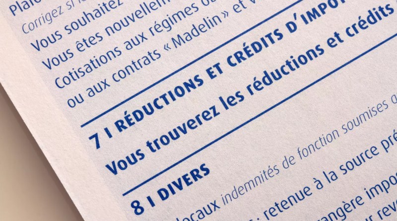 Déduction d'impots