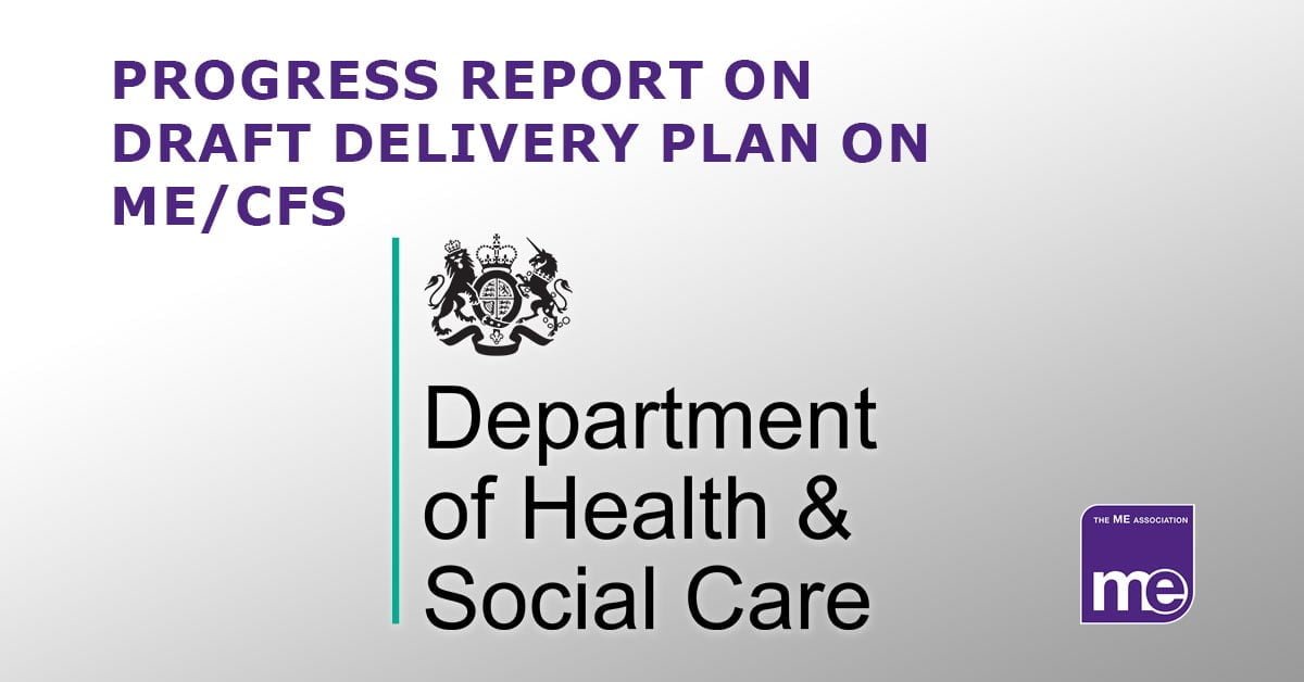DHSC update on ME CFS Delivery Plan