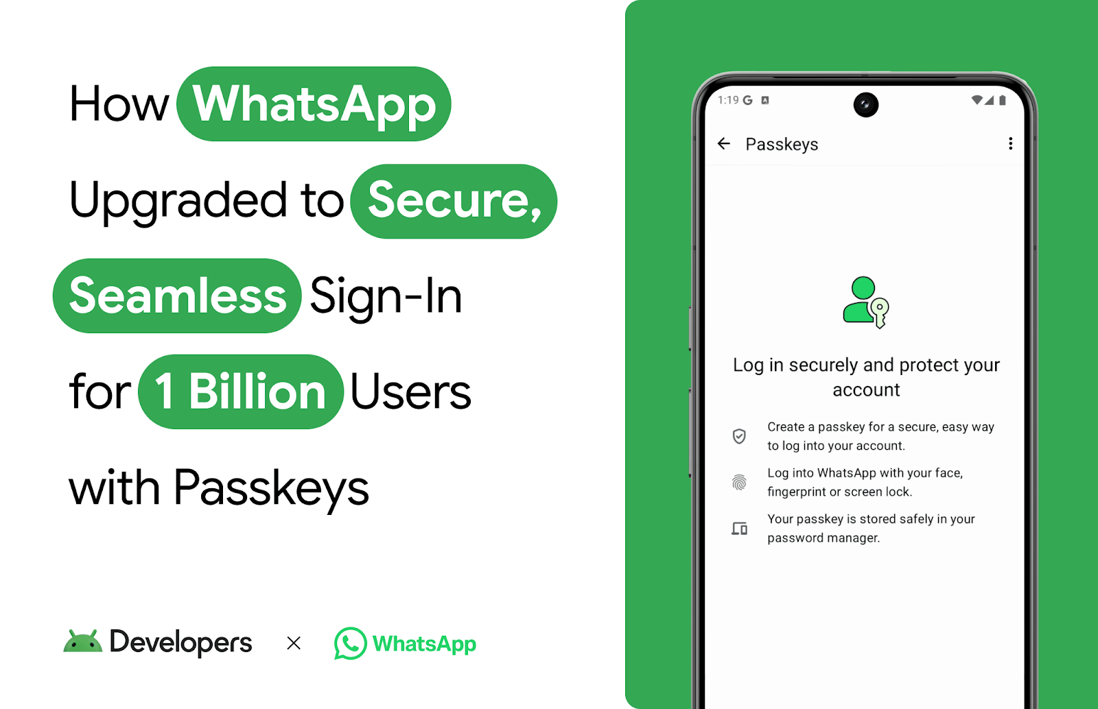 How WhatsApp Upgraded to Secure, Seamless Sign-In for 1 Billion Users with Passkeys