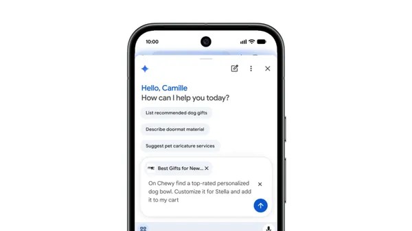 Tap into the power of Gemini in Chrome on Android.