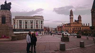 Plaza central de Paisley