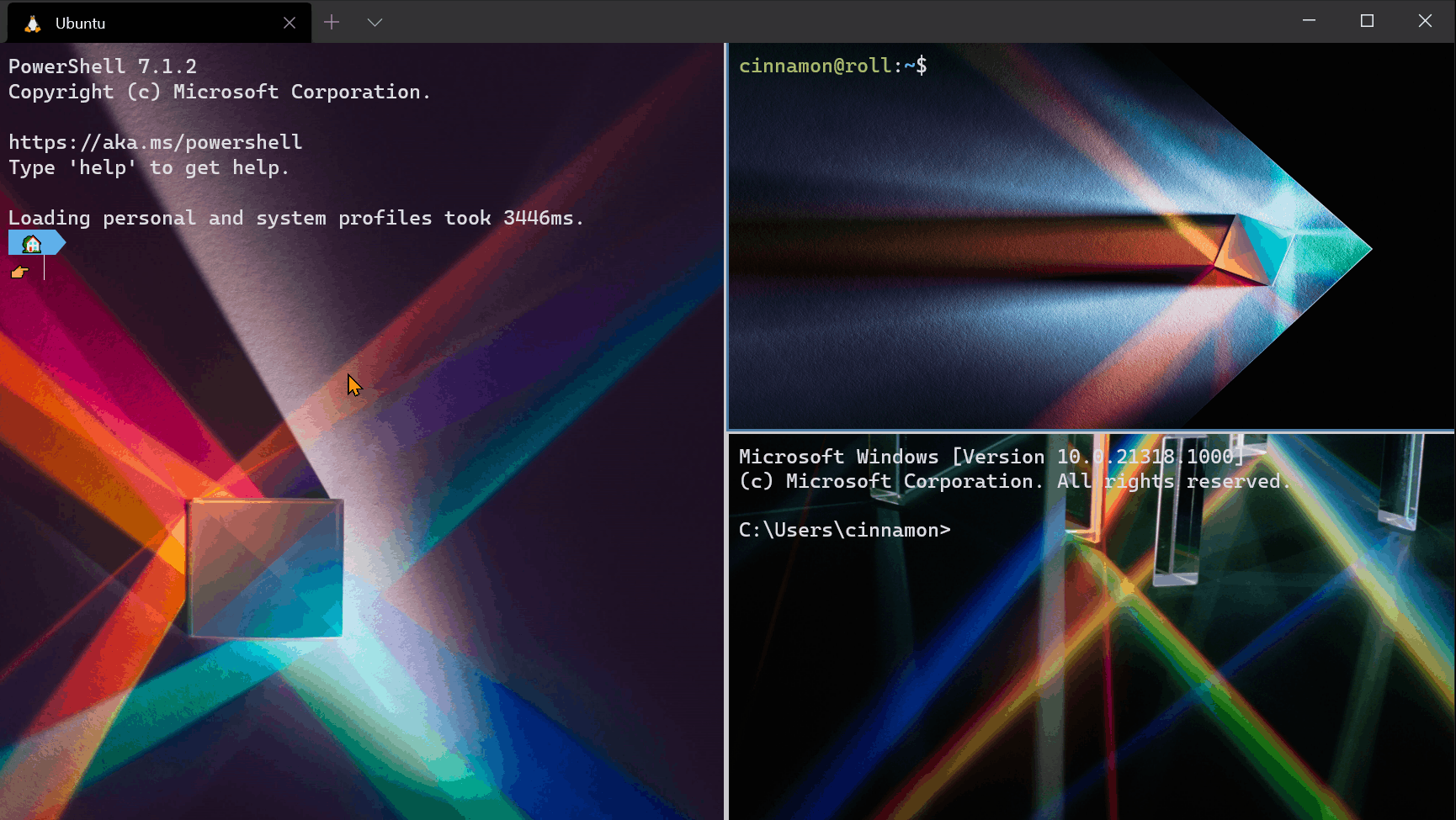 Windows Terminal (Preview v1.7) now supports JSON fragment extensions