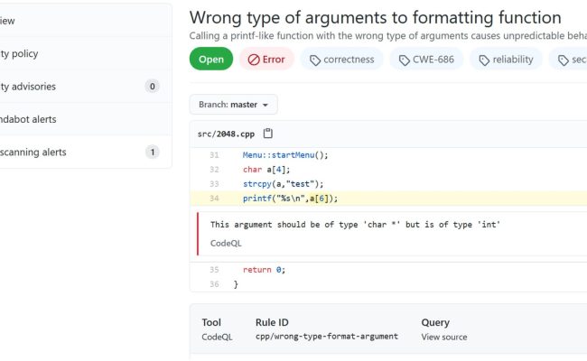 Code Scanning C++ With GitHub Actions - C++ Team Blog