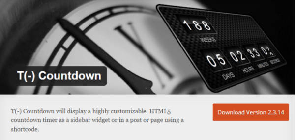 The events countdown widget is a useful little widget that lets you choose a published event from your calendar and display a clock that, as the . 15 Best WordPress Countdown Timer Plugins - Dev Code Geek