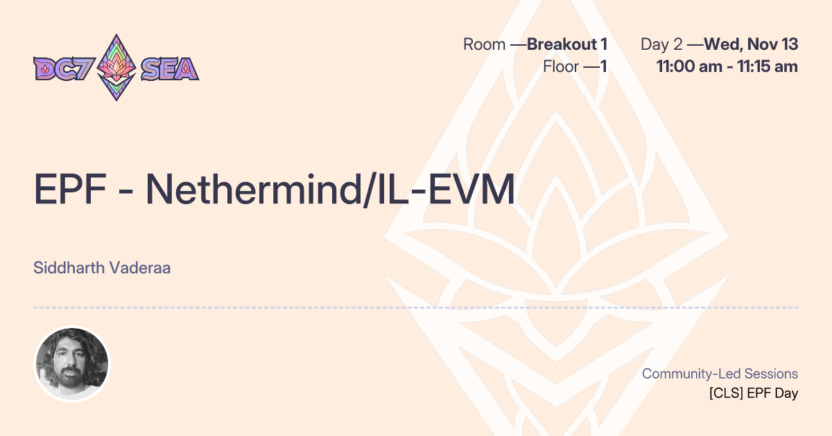 Epf Nethermind Il Evm Devcon Sea
