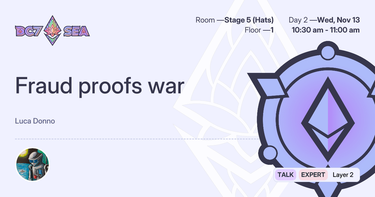 Fraud Proofs War Devcon Sea