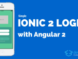 Simple Ionic Login With Angular 2 Devdactic