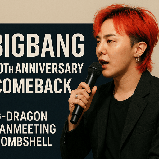 BIGBANG 20th Anniversary Comeback Hinted by G‑DRAGON Fanmeeting Bombshell thumbnail