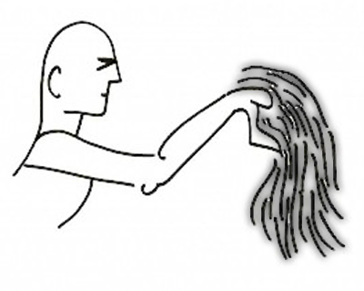 The offering of hair