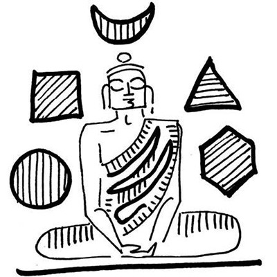 The Shaven Head of Adi Shankara