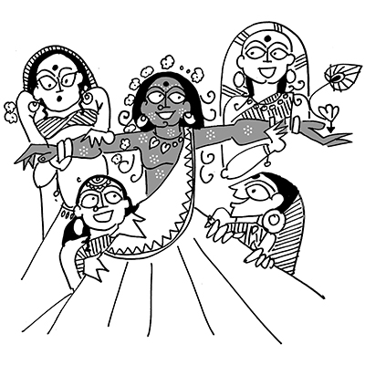 Krishna As a Girl