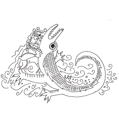 The Crocodile-Wrestling Hero