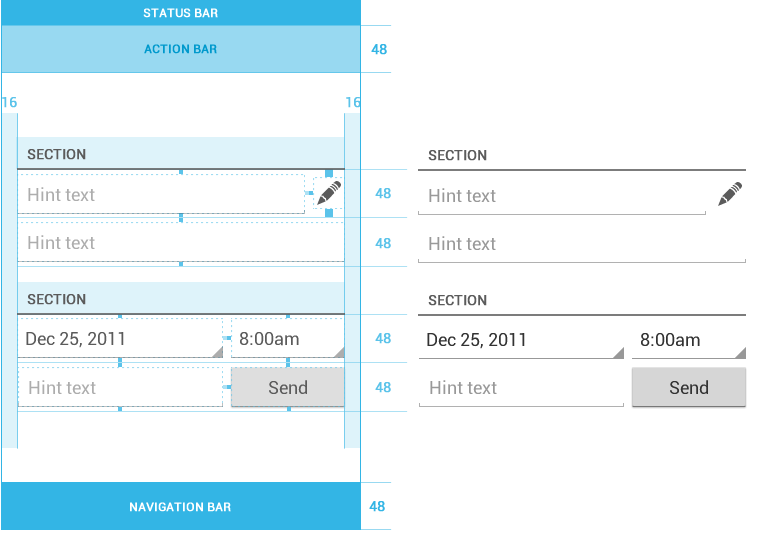Android Cheat Sheet For Designers - Perfect Vintage Background - 4K