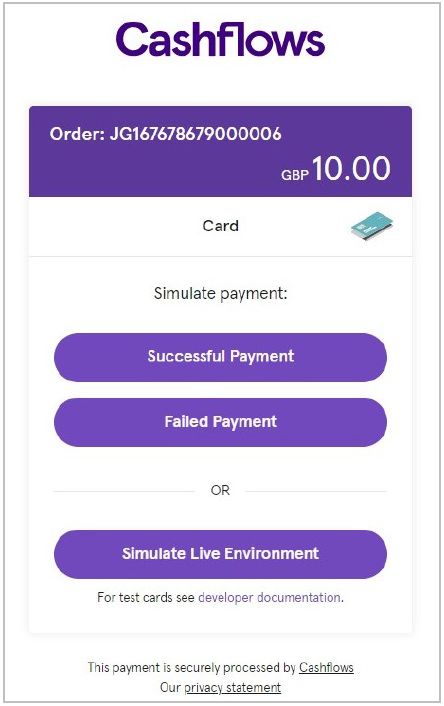 Hosted Payment Pages Developer Portal - Desktop Landscape Designs for Desktop