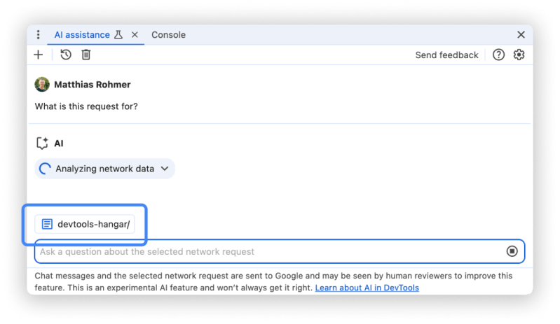 Ai Assistance For Network Chrome Devtools Chrome For Developers - High Resolution Landscape Backgrounds for Desktop