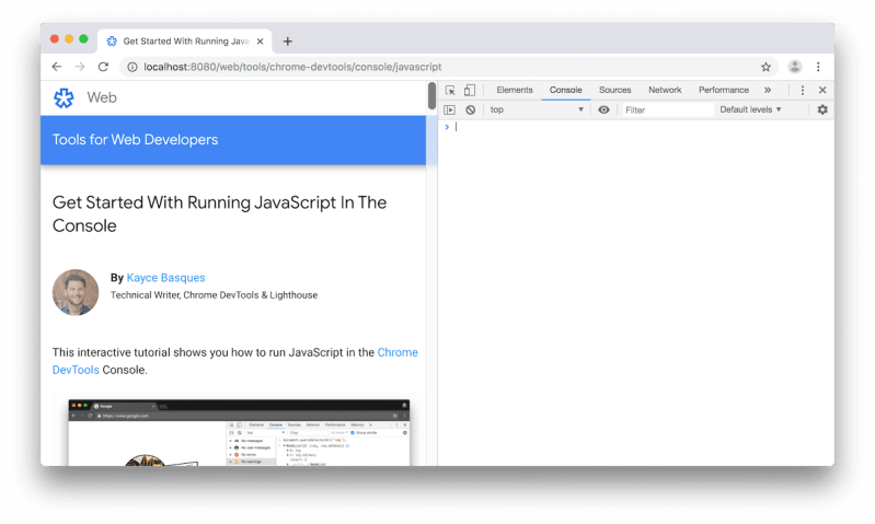 Menjalankan Javascript Di Console Chrome Devtools Chrome For Developers - Creative Ocean Texture - Mobile
