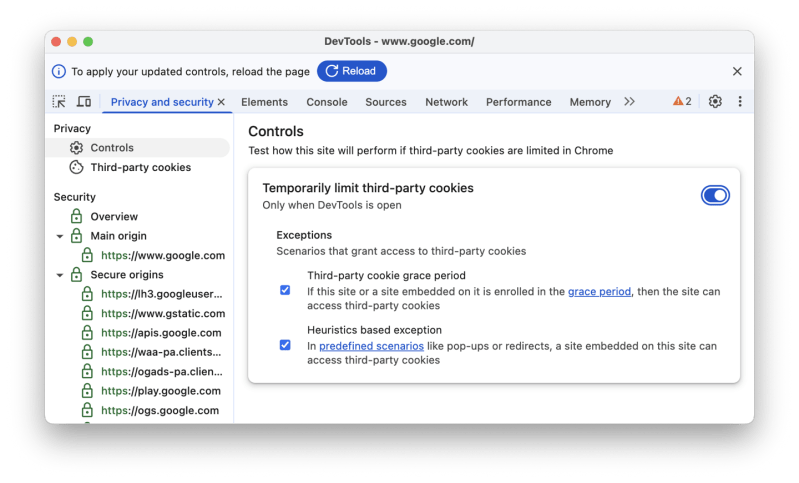 Privacy And Security Panel Chrome Devtools Chrome For Developers - Artistic Sunset Picture - Retina