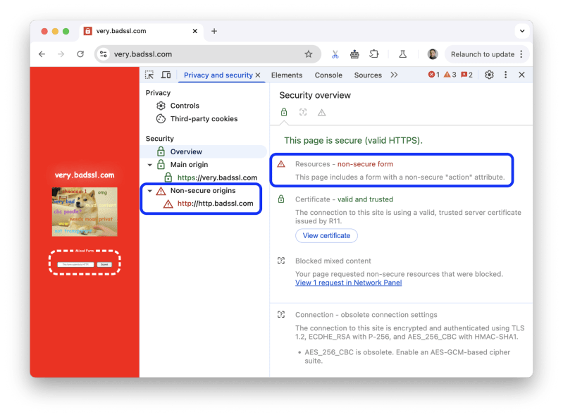 Find Security Issues On A Web Page Using Chrome Dev Tools Bonsaiilabs - Best Space Backgrounds in Ultra HD