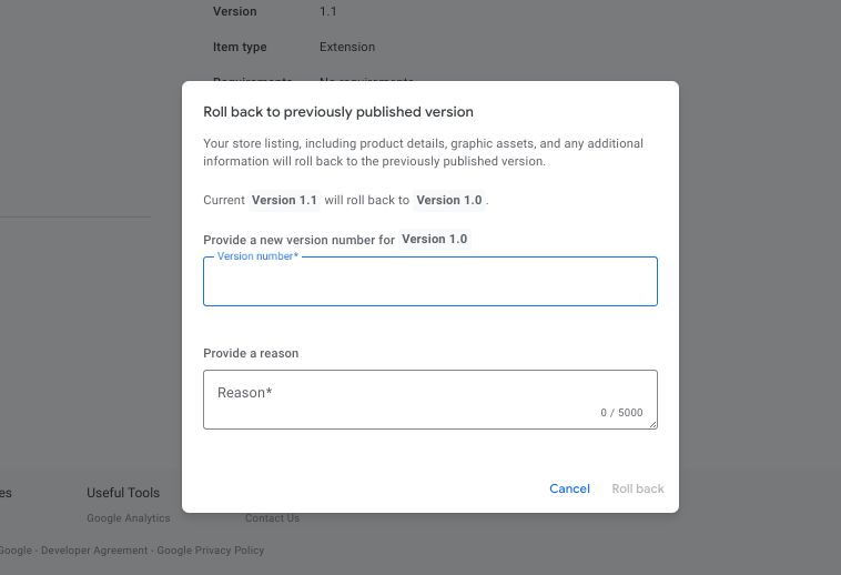Rollback A Published Chrome Web Store Item Chrome Extensions Chrome For Developers - Retina Dark Photos for Desktop