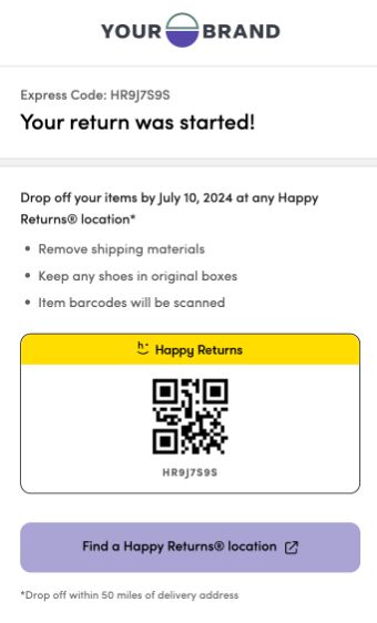 Headless Returns Happy Returns Developer Documentation - Premium Light Photo Gallery - Mobile