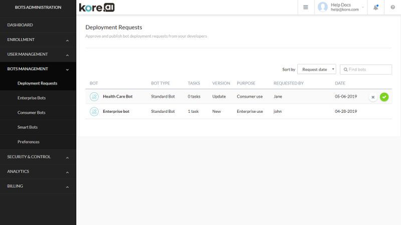 Bots Management Module Kore Ai Documentation - Geometric Illustration Collection - HD Quality