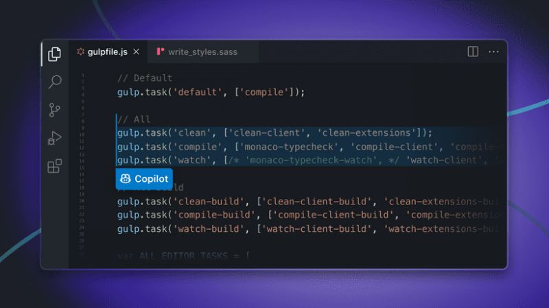 Githubcopilot Microsoft Aiincoding Developerjourney - Space Background Collection - Desktop Quality