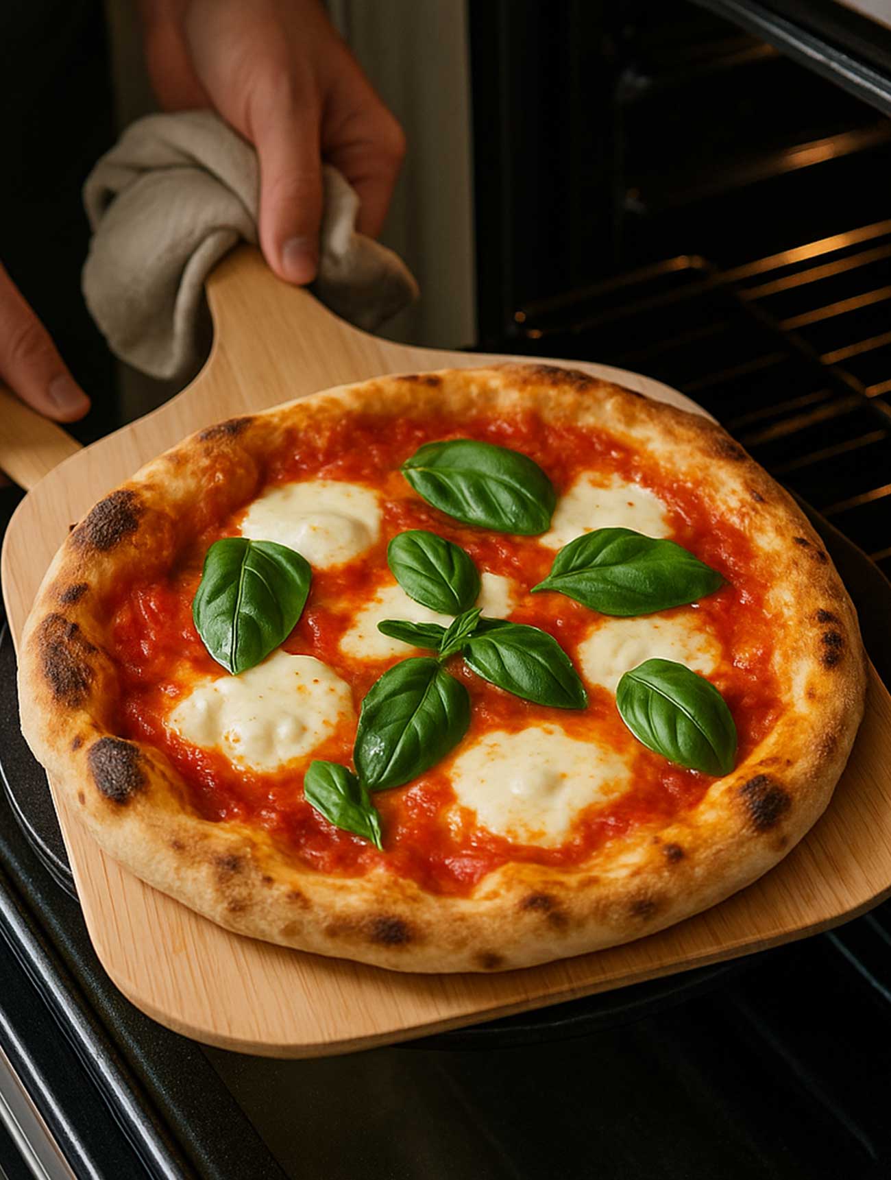 Authentic Neapolitan Pizza Margherita Recipe with No Stone Required: Wood-Fired Perfection at Home