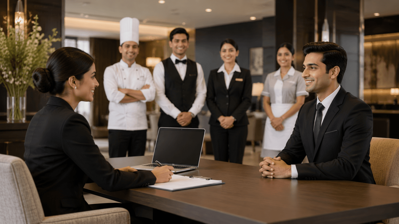 Hiring telent on interview section