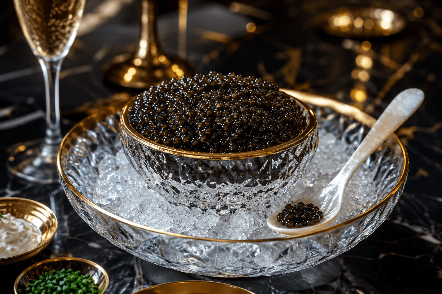 fish roe presentation