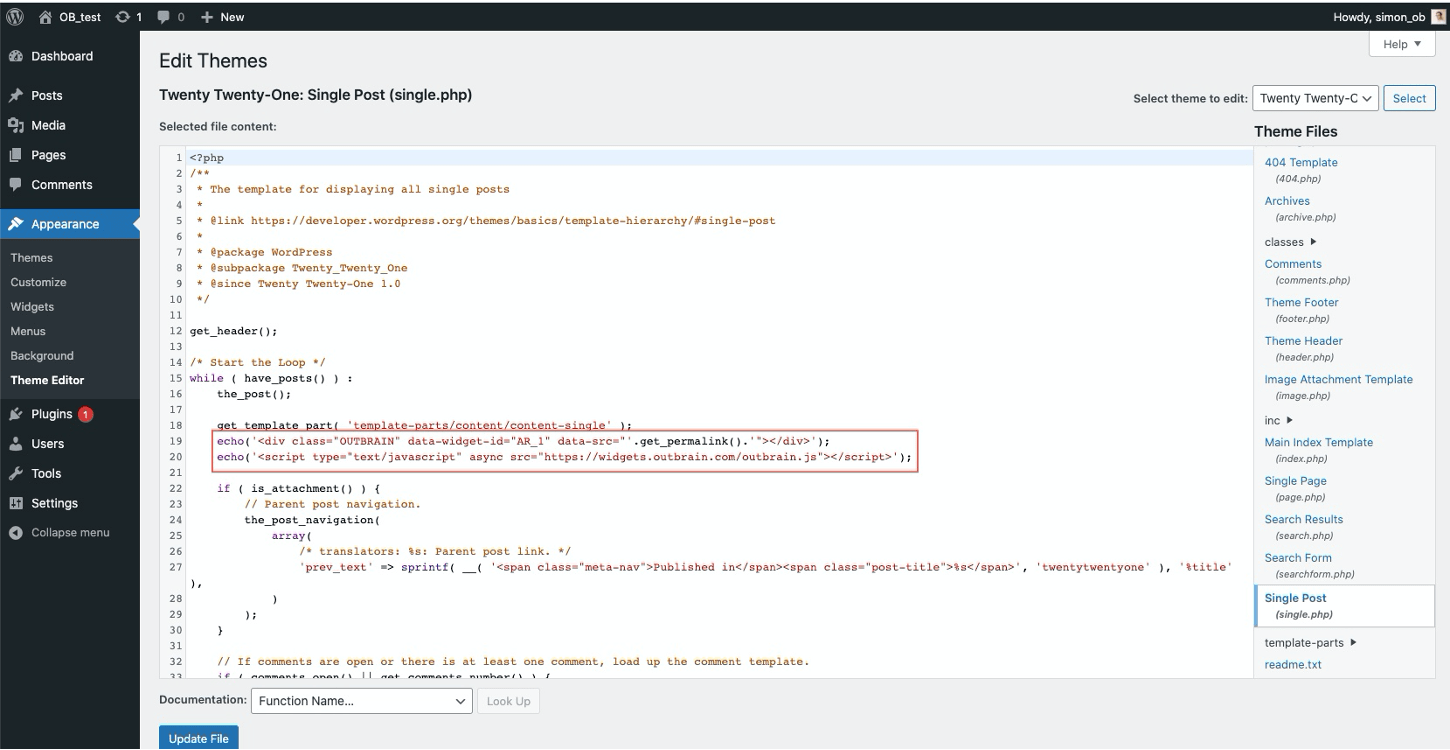 Php is a popular scripting language for websites that expand on the capabilities of html. Wordpress Implementation Guide Outbrain Developer Center