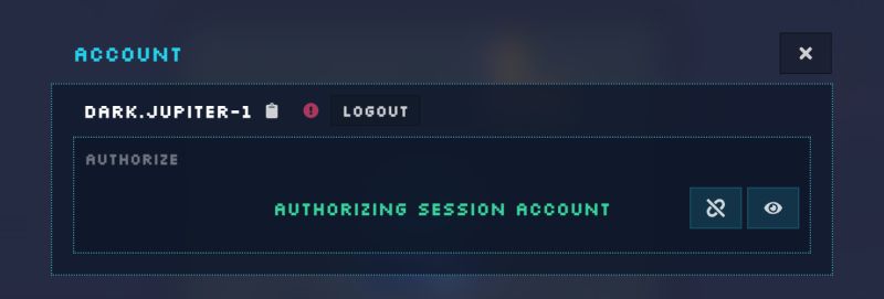 Account Authorization Primodium Developer - Classic Gradient Texture - High Resolution