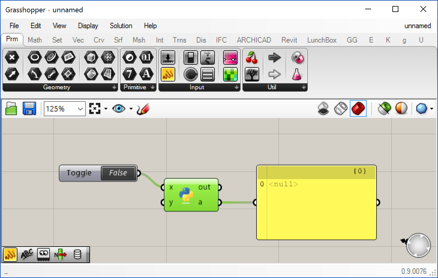 Your First Python Script In Grasshopper With Python