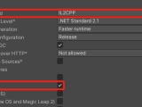 Configure Unity Settings Yvr Developer
