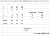 Solving Transportation Problems In Excel Using Solver Developer Publish