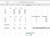 Solving Transportation Problems In Excel Using Solver Developer Publish