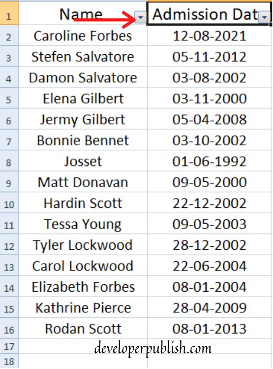 How To Use Date Filters In Excel Developer Publish - Premium Mountain Photo Gallery - Retina