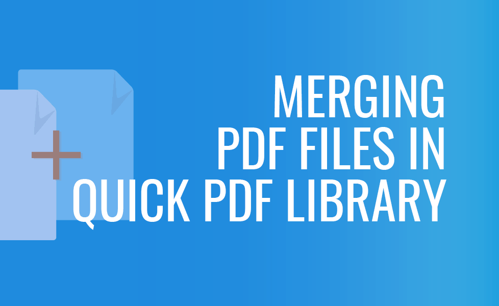 Merging PDF files