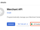 Configure Api Authentication From Merchant Center Merchant Api