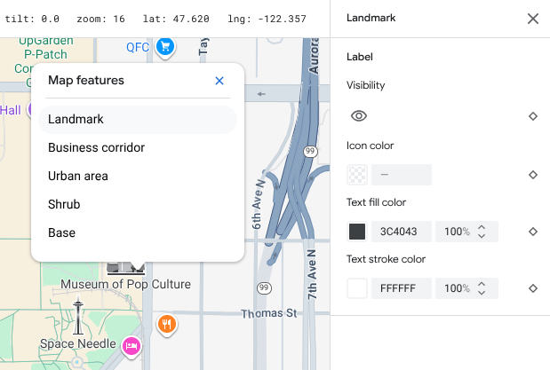 Parcourir L Aper U De La Carte Et Rechercher Des L Ments Map Inspector Feature Select 