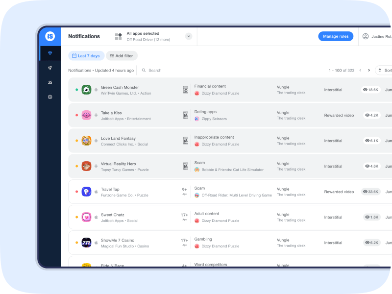 Notifications And Rules Ironsource Knowledge Center - Best Sunset Designs in Ultra HD