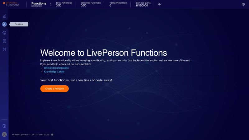 Liveperson Functions Your First Function Liveperson Developer Center - Best City Images in Desktop