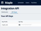 Managing Api Keys Maple Developer Documentation